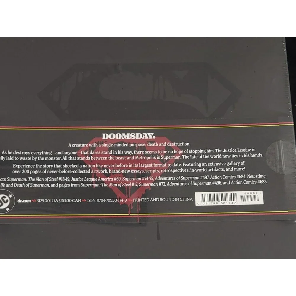 DC Comics Absolute Death of Superman Hardcover Book Market Edtion - Picture 9 of 10
